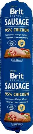 Brit Premium Sausage DOG Adult Chicken Karma mokra z kurczakiem op. 800g