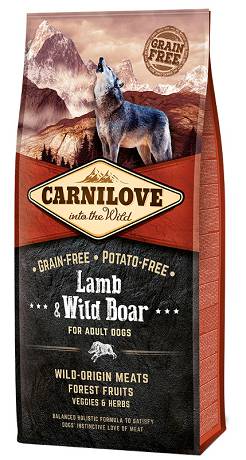 Carnilove DOG Lamb & Wild Boar Karma sucha z jagnięciną i dzikiem op. 2x12kg DWU-PAK