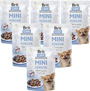 Brit Care Mini DOG Adult Venison Karma mokra z dziczyzną op.  24x85g PAKIET