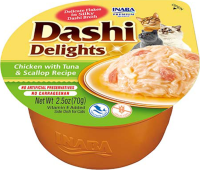 Inaba Ciao Dashi Delights Chicken, Tuna&Scallop Karma z kurczakiem i tuńczykiem dla kota 70g