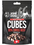 John Dog Soft Bites Cubes Przysmak z wołowiną dla psa op. 120g