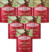 Carnilove DOG Adult Turkey&Quail Mokra Karma z indykiem i przepiórką 12x300g PAKIET