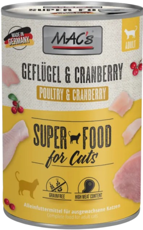 Mac's Cat Adult Karma mokra z drobiem i żurawiną dla kota 400g