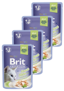 Brit Premium CAT with Trout Fillets for Adult Cats Jelly Karma mokra z pstrągiem op. 12x85g PAKIET