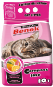 Super Benek Żwirek bentonitowy Compact zapach cytrusowa świeżość dla kota poj. 10l