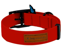 Dogcessories Czerwona Obroża Biothane Zen Classic dla psa rozm. M 25mm/32-41cm