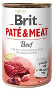 Brit Pate&Meat DOG Adult Beef Karma mokra z wołowiną op. 400g