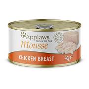 Applaws Natural CAT Food Mousse Karma mokra z kurczakiem (mus) op. 6x70g PAKIET