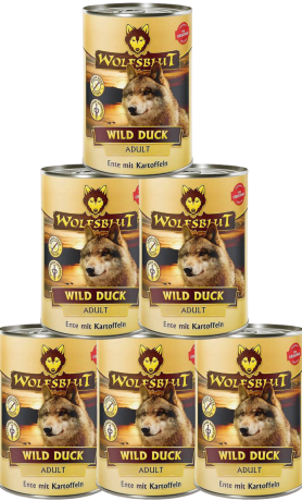 Wolfsblut DOG Adult Wild Duck Karma mokra op. 6x395g PAKIET