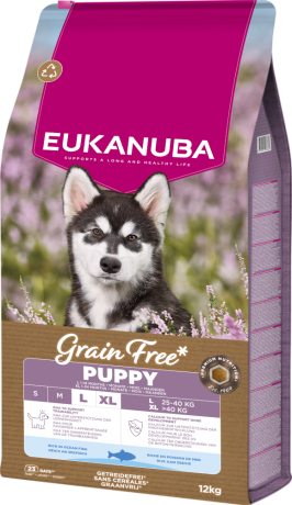 Eukanuba DOG Grain Free Puppy Large Ocean Fish Karma sucha op. 2x12kg DWU-PAK