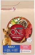 Purina One DOG Adult Mini/Small Karma sucha z wołowiną 3kg