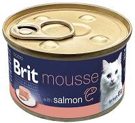 Brit Premium CAT Mousse Salmon Mokra Karma z łososiem 85g
