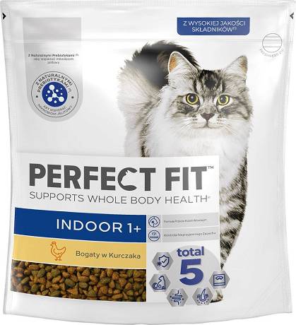 Perfect Fit CAT Adult Indoor Karma sucha z kurczakiem op. 750g