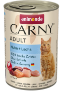 Animonda Carny CAT Adult Karma mokra z kurczakiem i łososiem op. 400g