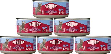 Carnilove CAT Turkey&Salmon Pate Mokra Karma z indykiem i łososiem 12x100g PAKIET
