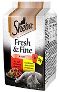 Sheba CAT Fresh&Fine in sauce Karma mokra Mix Smaków mięsnych (sos) op. 6x50g