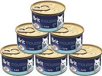 Brit Premium CAT Mousse Tuna Mokra Karma z tuńczykiem 12x85g PAKIET
