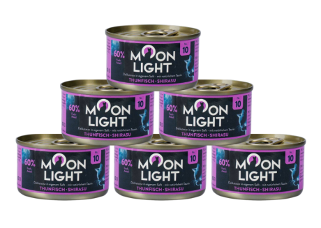 Moonlight Dinner nr 10 Mokra Karma z tuńczykiem i shirasu (sos) 24x80g PAKIET