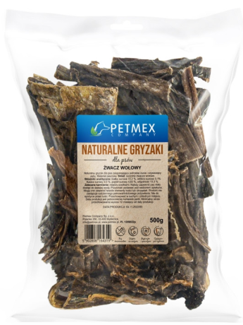 Petmex Żwacz wołowy suszony Przysmak dla psa op. 500g