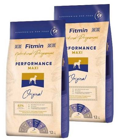 Fitmin DOG Adult Maxi Performance Karma sucha op. 2x12kg DWU-PAK
