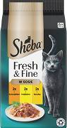 Sheba CAT Fresh&Fine in sauce Karma mokra z kurczakiem, indykiem i kaczką (sos) op. 6x50g