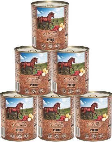 O'Canis Mokra Karma z koniną i ziemniakami dla psa 6x800g PAKIET