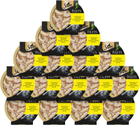 Sheba Filets Mokra Karma z szarpanym kurczakiem w sosie dla kota 16x60g PAKIET