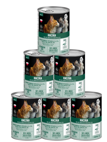 Pet Republic Adult Mokra Karma z kaczką w sosie dla kota 10x400g PAKIET