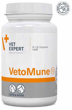 VetExpert VetoMune suplment diety dla psa i kota op. 60 kap.