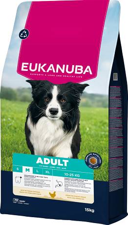 Eukanuba DOG Adult Medium Karma sucha op. 2x15kg DWU-PAK