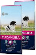 Eukanuba DOG Adult Medium Karma sucha op. 2x15kg DWU-PAK