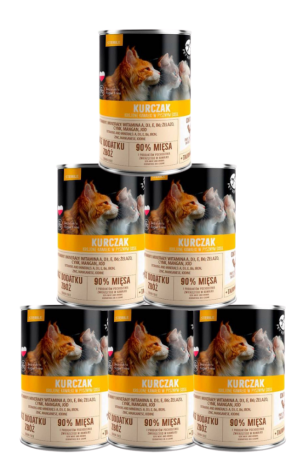 Pet Republic Adult Mokra Karma z kurczakiem w sosie dla kota 10x400g PAKIET