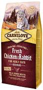 Carnilove CAT Grain-Free Fresh Chicken&Rabbit Gourmand Karma sucha z kurczakiem i królikiem op. 6kg