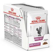 Royal Canin Vet CAT Renal with Beef Karma mokra z wołowiną op. 12x85g PAKIET