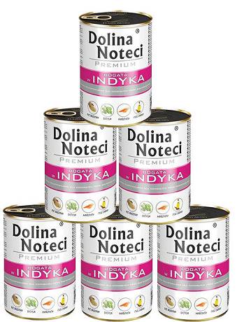 Dolina Noteci Premium DOG Adult Karma mokra z indykiem op. 12x400g PAKIET