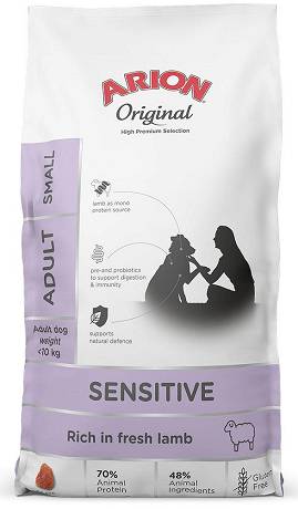 Arion Original DOG Sensitive Adult Small Lamb&Rice Karma sucha z jagnięciną op. 2kg