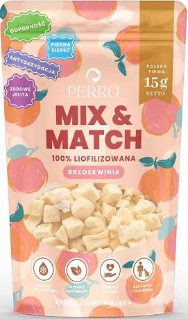 Perro Mix&Match Liofilizowana Brzoskwinia dla psa i właściciela 15g