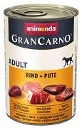 Animonda GranCarno DOG Adult Karma mokra z wołowiną i indykiem op. 400g