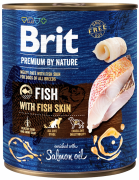 Brit Premium by Nature DOG Fish with Fish Skin Mokra karma z rybą op. 800g