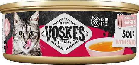 Voskes CAT Soup Karma mokra z łososiem dla kota 50g