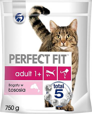 Perfect Fit CAT Adult (1+) Karma sucha z łososiem op. 750g