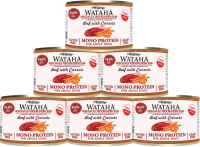 Wataha Mono Adult Beef&Carrots Mokra Karma z wołowiną i marchewką dla psa 12x185g PAKIET