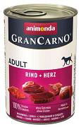 Animonda GranCarno DOG Adult Karma mokra z wołowiną i sercami op. 400g