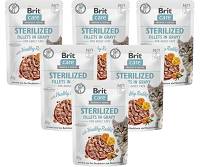 Brit Care CAT Adult Sterilised Fillets in Gravy Rabbit Karma mokra z królikiem op. 12x85g PAKIET
