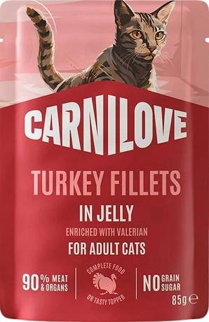 Carnilove CAT Turkey Fillets in Jelly Mokra Karma z indykiem 85g