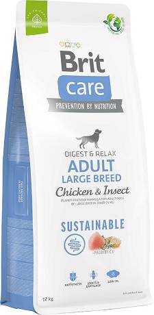 Brit Care DOG Adult Large Sustainable Chicken&Insect Karma sucha op. 12kg [Data ważności: 18.07.2024]