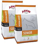 Arion Original DOG Senior Medium Chicken&Rice Karma sucha z kurczakiem op. 2x12kg DWU-PAK