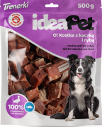 IdeaPet O! Kostka Przysmak z kaczką i rybą dla psa op. 500g