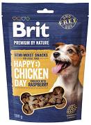 Brit Premium Happy Snacks Chicken with Raspberry Przysmak z kurczkiem dla psa op. 180g
