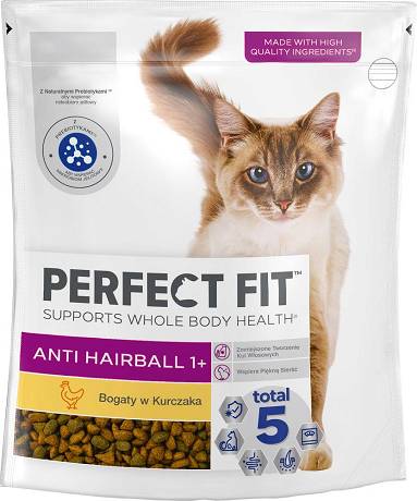 Perfect Fit CAT Adult (1+) Anti Hariball Karma sucha z kurczakiem op. 750g